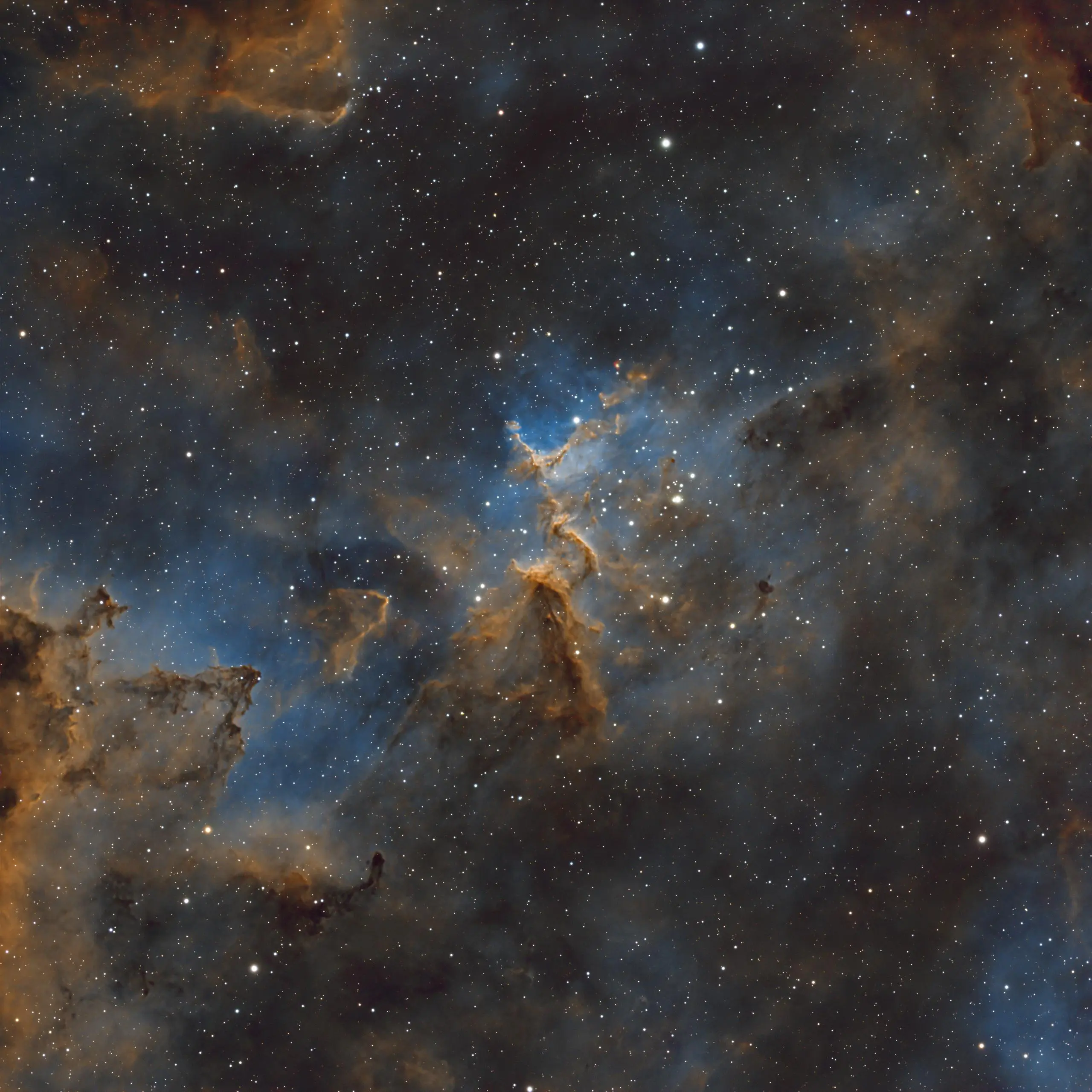 Heart of the Heart Nebula — IC 1805 · LDN 1366