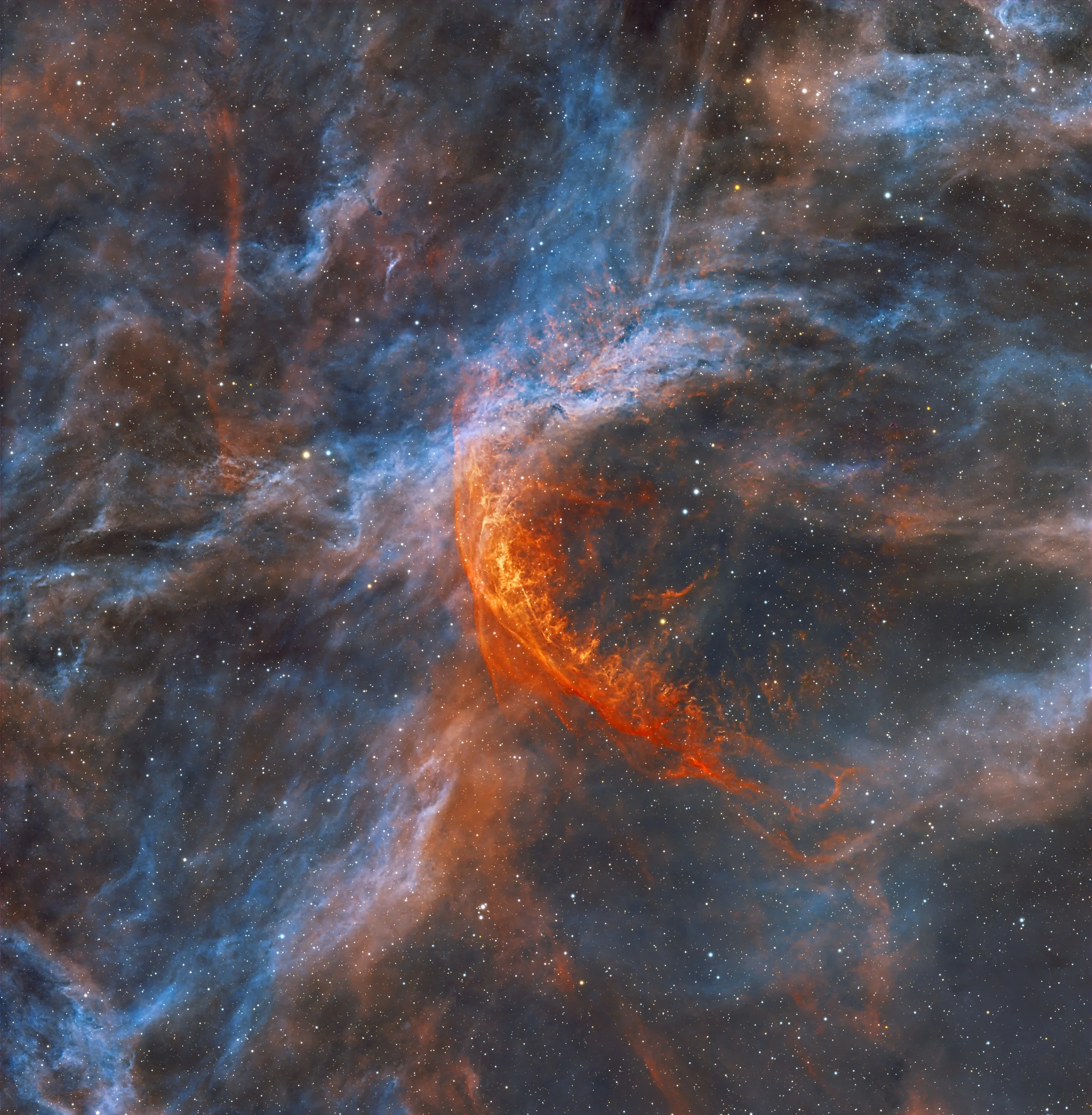 Shai-Hulud Devours the Cygnus Clouds — NGC 6883 · LBN 182 · RY Cyg